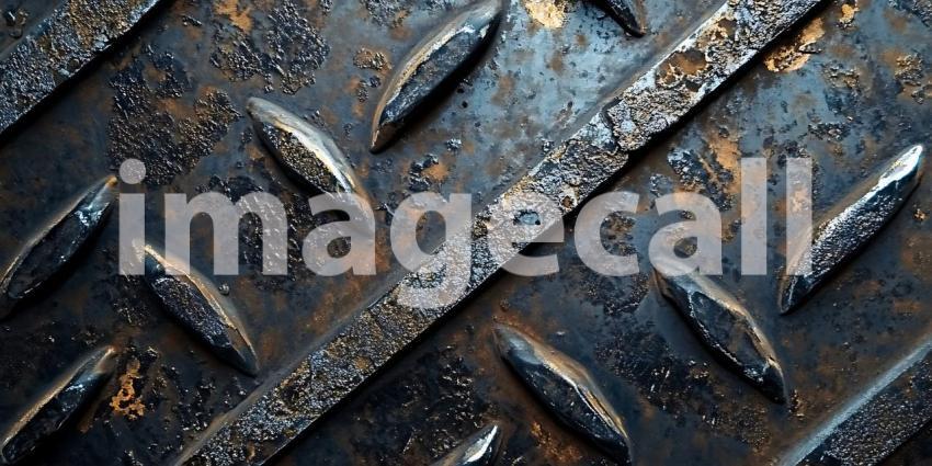 Dark Steel Texture Diamond Plate Background