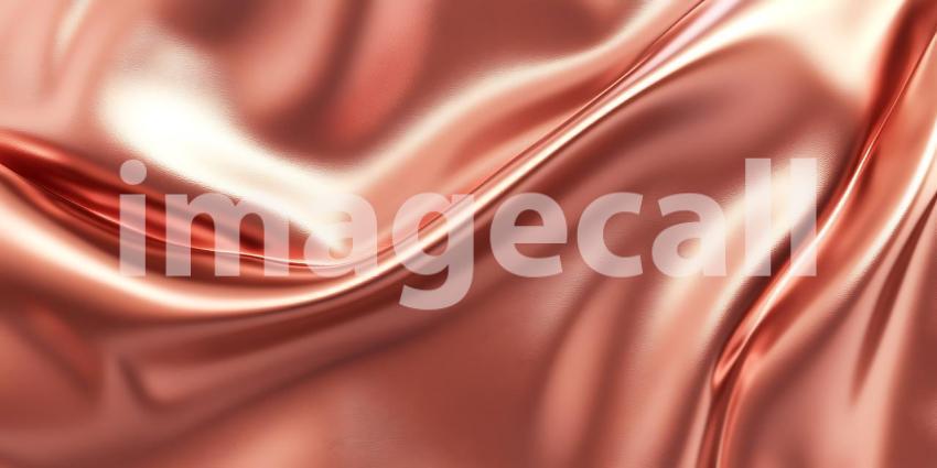 Rose Gold Silk Fabric Texture Luxurious Satin Background Image