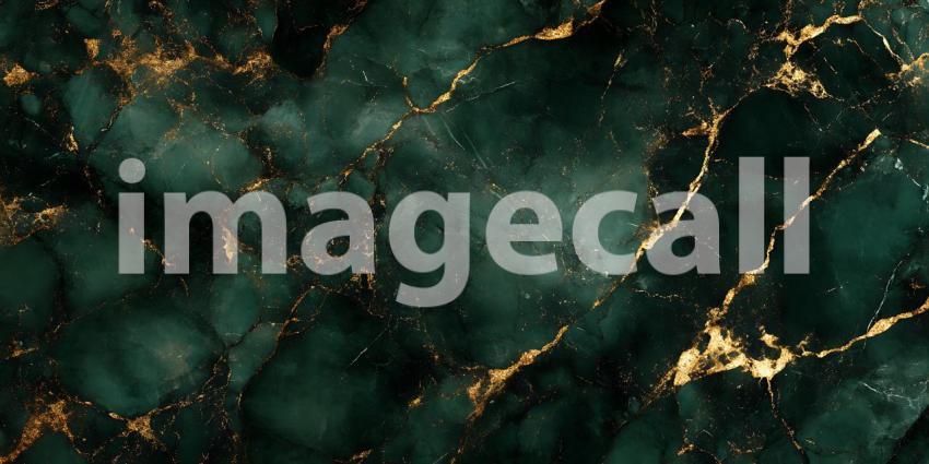 Stunning Emerald Green and Gold Marble Texture Premium Backgroun