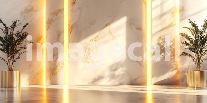 Golden Light Interior Design Minimalist Modern