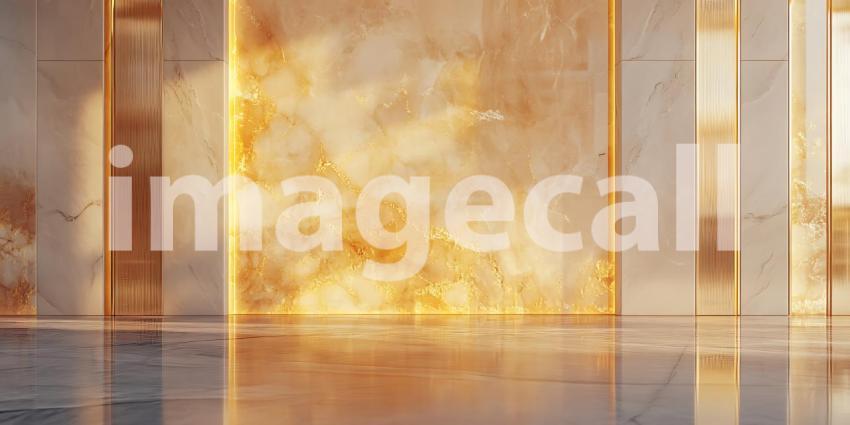 Golden Hour Abstract Background Warm Hues and Textured Walls