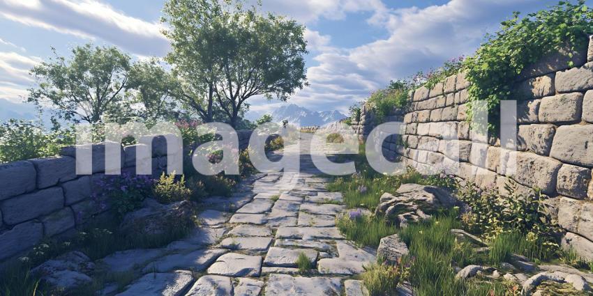 Ancient Stone Path A Journey Through Time