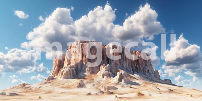 Majestic Desert Rock Formation Epic Landscape Photography
