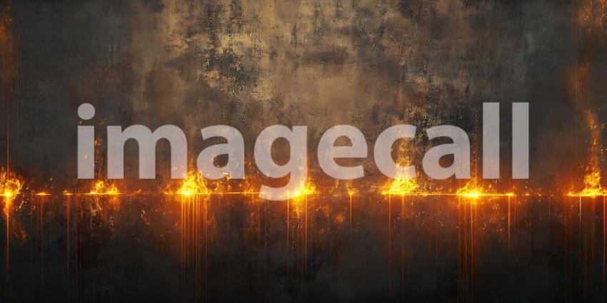 Fiery Abstract Background Glowing Embers  Dark Texture