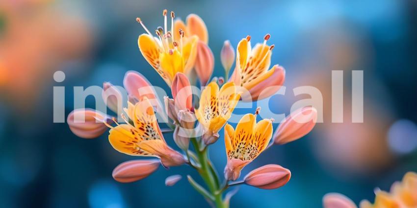 Vibrant Peach Blossoms A Stunning Floral CloseUp