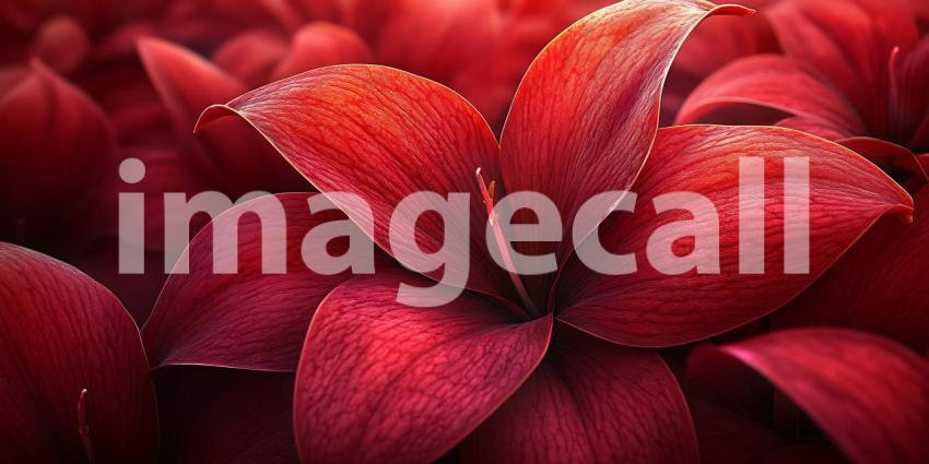 Stunning Red Flower Macro Photography DewKissed Petals Vibrant C