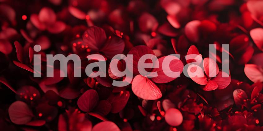 Red Petals A Lush Romantic Background Texture