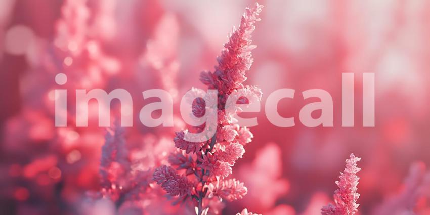 Pink Flower Bloom Soft Focus Floral Background