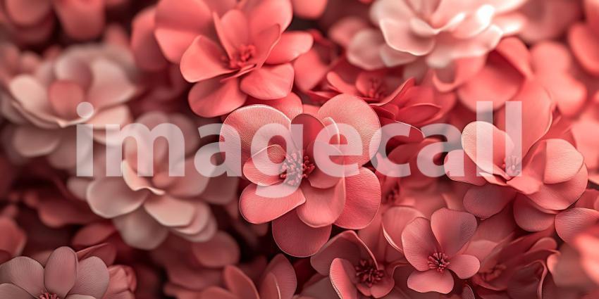 CloseUp Pink Flower Texture Floral Background for Design Project