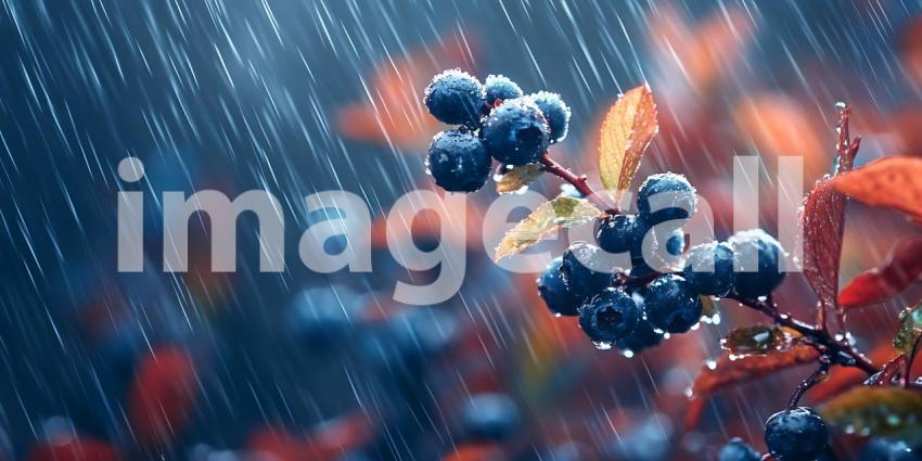 Rainy Day Berries Autumnal Nature Photography