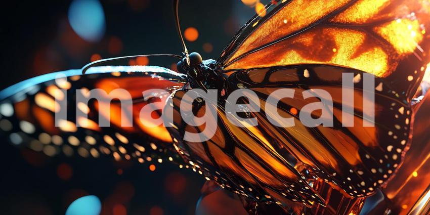 Monarch Butterfly Vibrant Wings CloseUp Photography Natures Beau