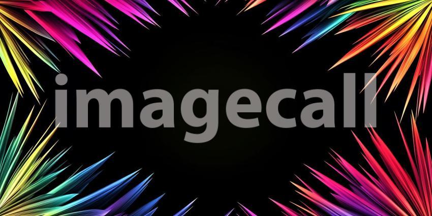 Vibrant Rainbow Color Burst Festive Background for Design Projec