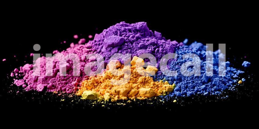 Vibrant Powder Pigment Explosion Stunning Color Burst for Design