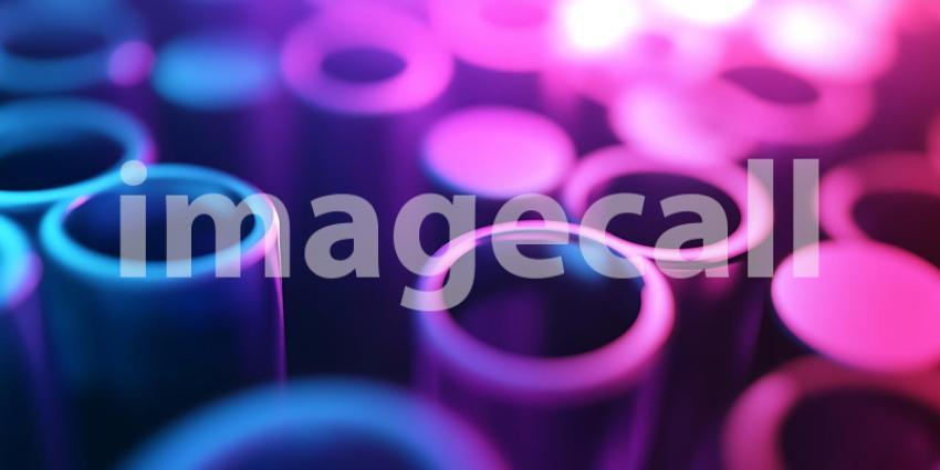 Vibrant Purple and Blue Circular Abstract Background Perfect for