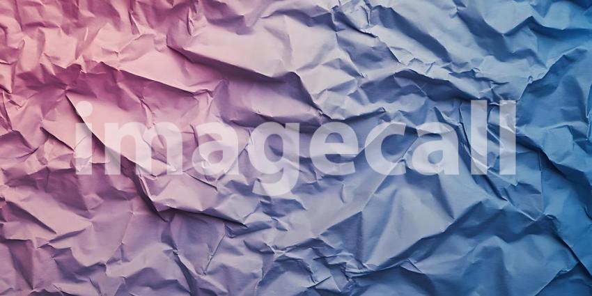Stunning Crumpled Paper Texture Pink to Blue Gradient Background