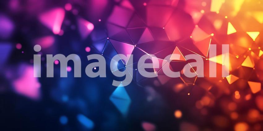 Vibrant Abstract Background A Kaleidoscope of Colors and Shapes