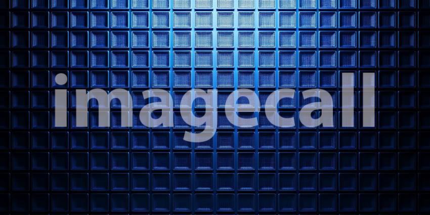 Stunning Blue Grid Pattern Perfect Abstract Background