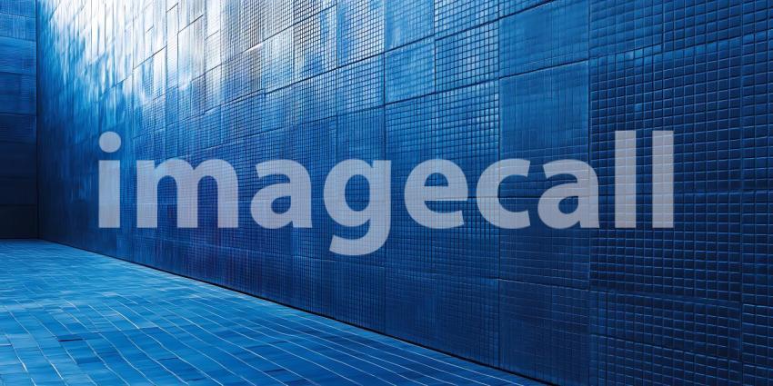 Enchanted Blue Forest A Serene Winter Wonderland Painting