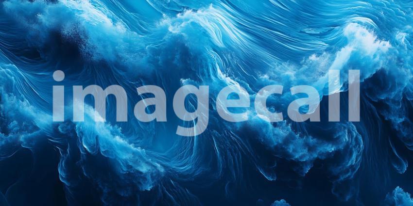 Stunning Ocean Waves Deep Blue Water Texture Background for Desi