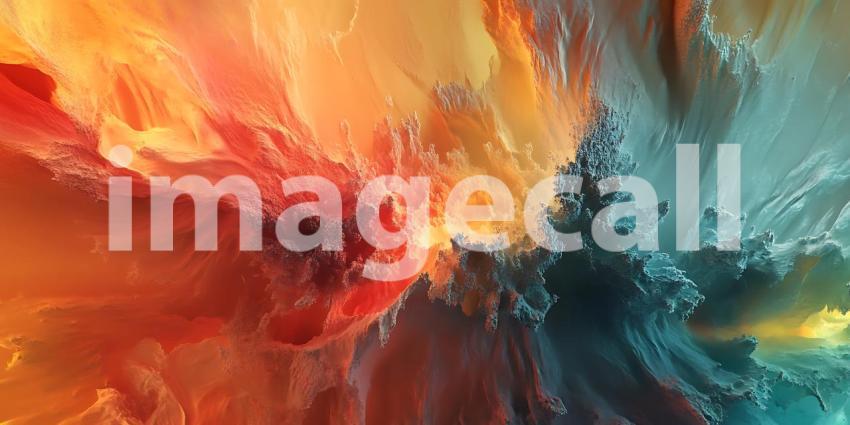 Vibrant Abstract Art Exploding Color Palette for Design Projects