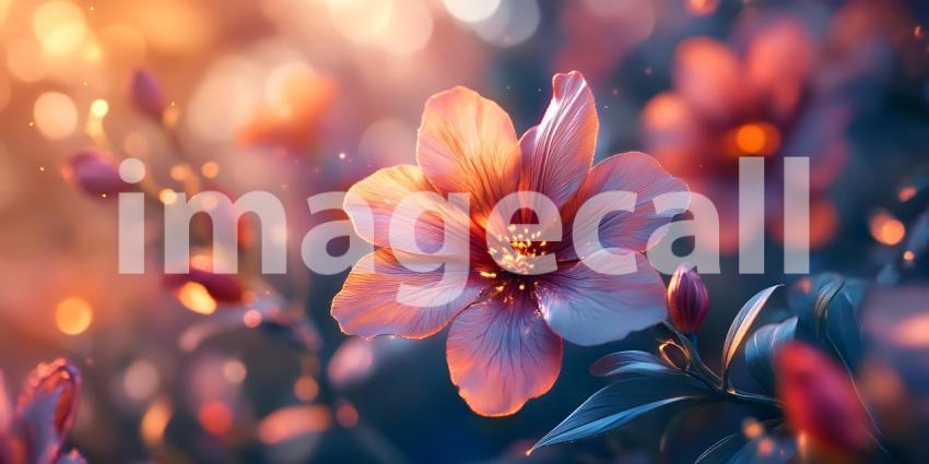 Vibrant Blossom CloseUp Macro Photography of Pink Flower Springt