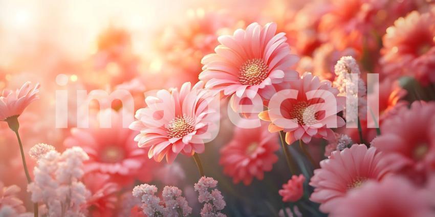 Pink Flower Bloom Nature Photography  Stunning Floral Background