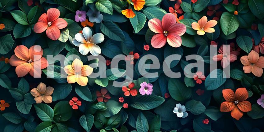 Vibrant Floral Tapestry A Collection of Exquisite Blossoms