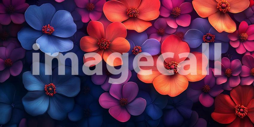 Vibrant Flower Bloom A Stunning Display of Colorful Petals