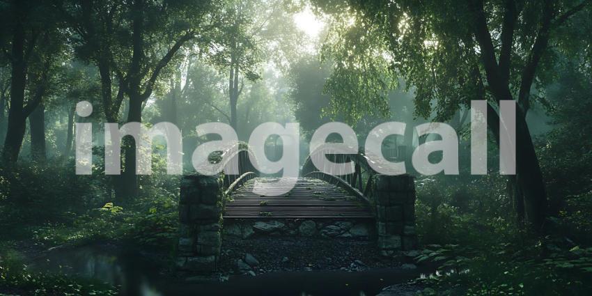 Lush Jungle Path Mysterious Forest Scene Tranquil Nature Photogr