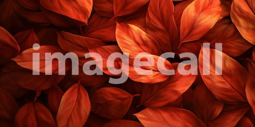 Autumn Leaves Background Rich Red Fall Foliage Texture for Desig