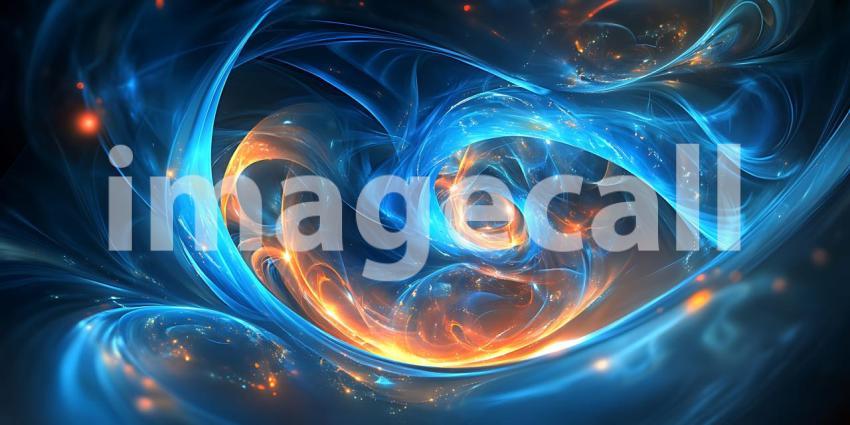 Mesmerizing Nebula A Digital Painting of Cosmic Energy