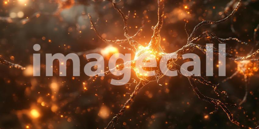 Fiery Explosion Intense Glowing Embers and Sparks Background