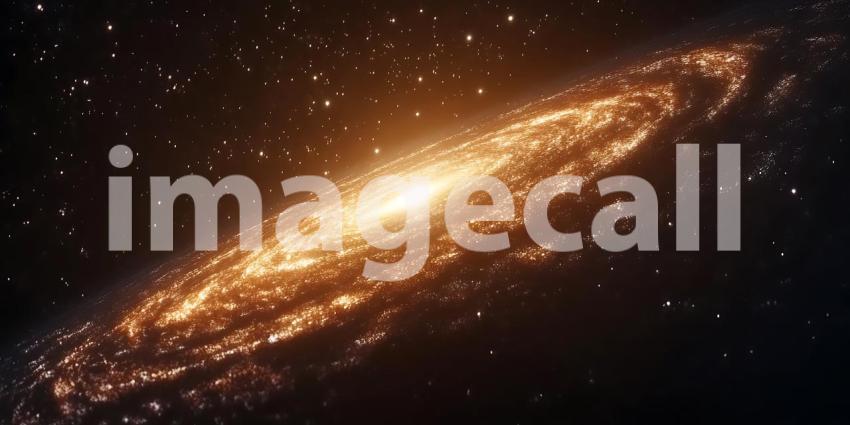 Stunning Spiral Galaxy Celestial Wonder in Deep Space