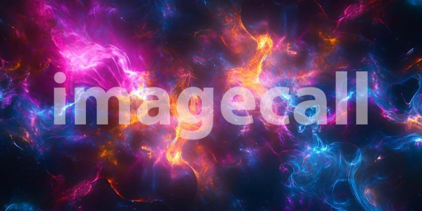 Cosmic Nebula Vibrant Galaxy Background for Design Projects
