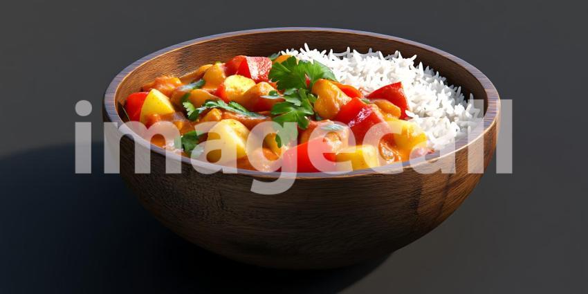 Sweet and Sour Chicken Recipe Vibrant Asian Cuisine Dish with Ri