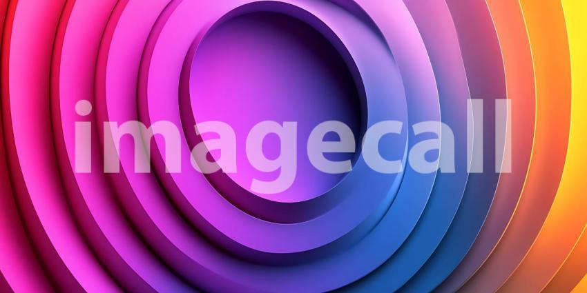 Vibrant Circular Gradient Abstract Background Texture