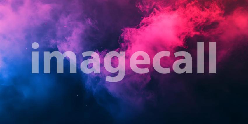 Vibrant Pink and Blue Smoke Dramatic Abstract Background