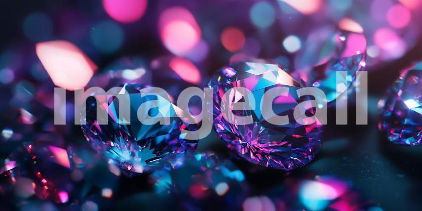Vibrant Gemstones Sparkling Jewel Background
