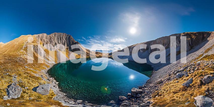 Stunning Turquoise Crater Lake A Breathtaking Natural Wonder