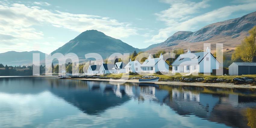 Stunning Scottish Highlands Village Picturesque Waterfront House