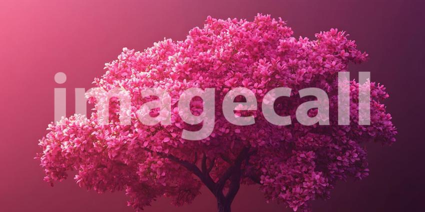 Pink Blossom Tree A Dreamlike Springtime Scene