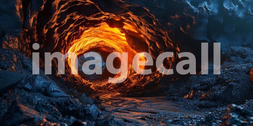 Fiery Vortex A Stunning Visual of Burning Energy