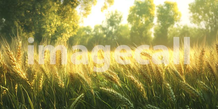 Golden Hour Meadow Nature Photography  Stunning SunriseSunset La