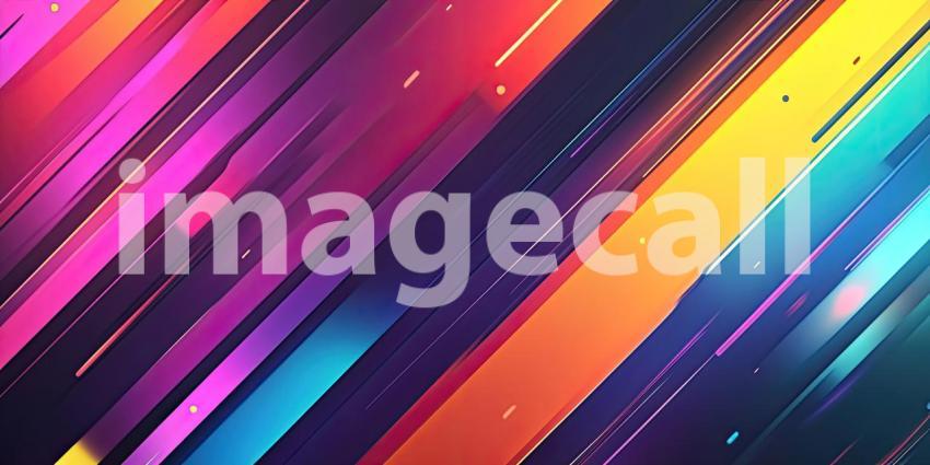Abstract Colorful Lines Background, Vibrant and Curved Lines Flowing in Dynamic Patterns, Creating a Bold and Energetic Visual Effect