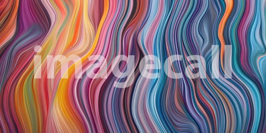 Abstract Colorful Lines Background, Vibrant and Curved Lines Flowing in Dynamic Patterns, Creating a Bold and Energetic Visual Effect