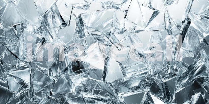 Abstract Glass Shards Textured Background, Shattered Glass Pieces Creating a Unique, Textured Design with Crystalline Details