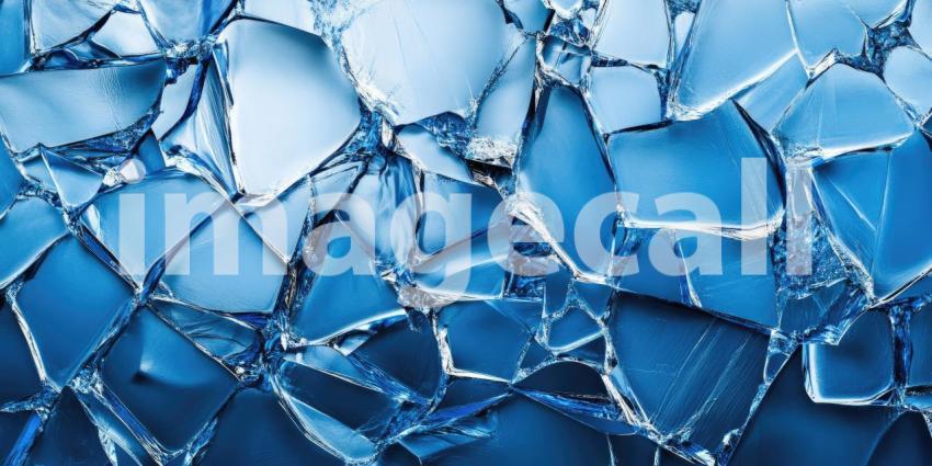 Abstract Glass Shards Textured Background, Shattered Glass Pieces Creating a Unique, Textured Design with Crystalline Details