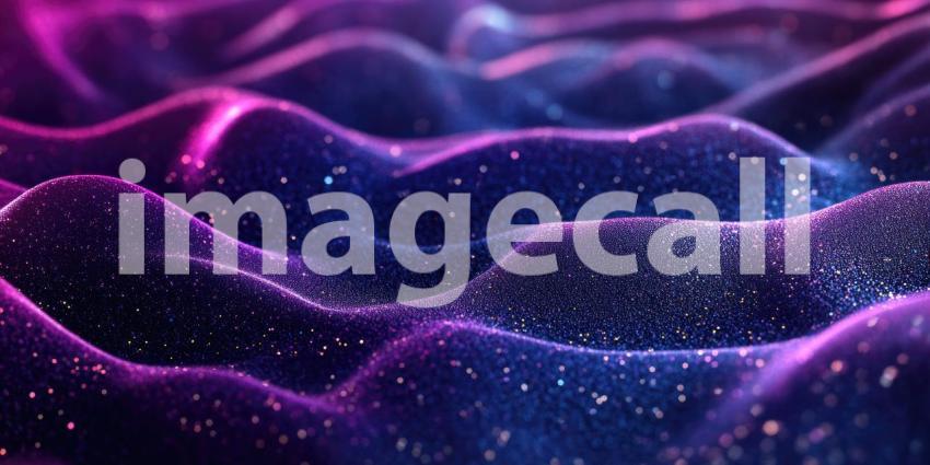 Abstract Glittering Particles Background, Sparkling Particles Floating in a Dreamy, Shimmering Atmosphere