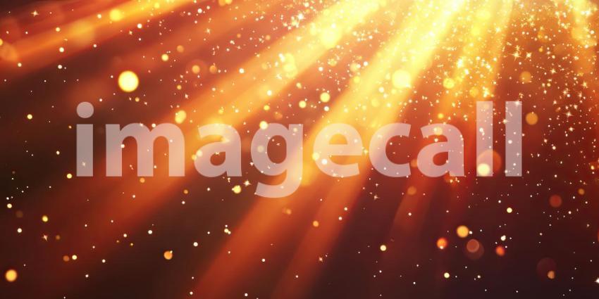 Abstract Glowing Star Light Beams Sparkle Effects Background, Radiant Starburst Design with Shimmering Sparkle Effects