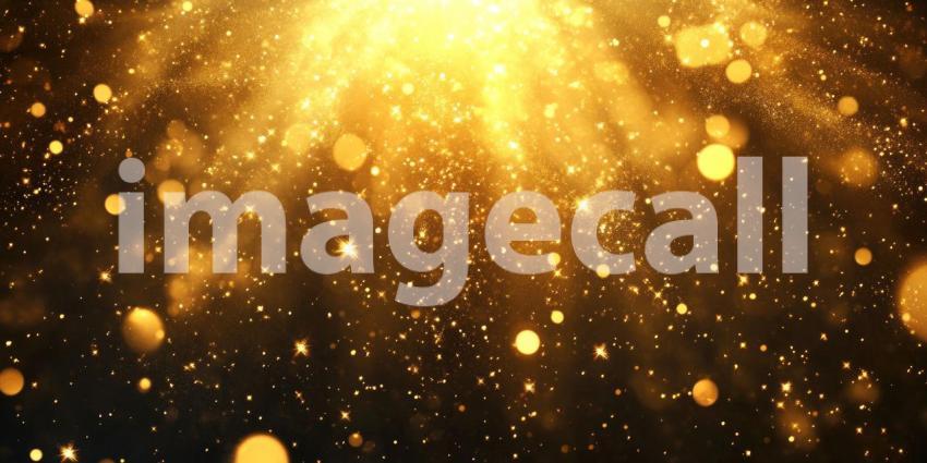 Abstract Glowing Star Light Beams Sparkle Effects Background, Radiant Starburst Design with Shimmering Sparkle Effects